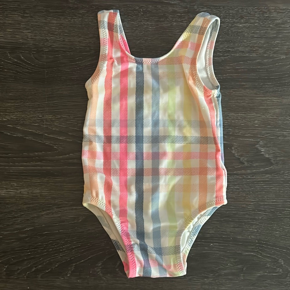 Baby Multi-Color Plaid Swimsuit